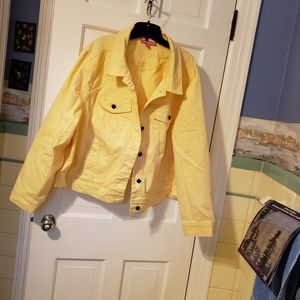 Yellow Denim Jean Jacket